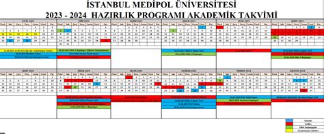 Istanbul medipol akademik takvim